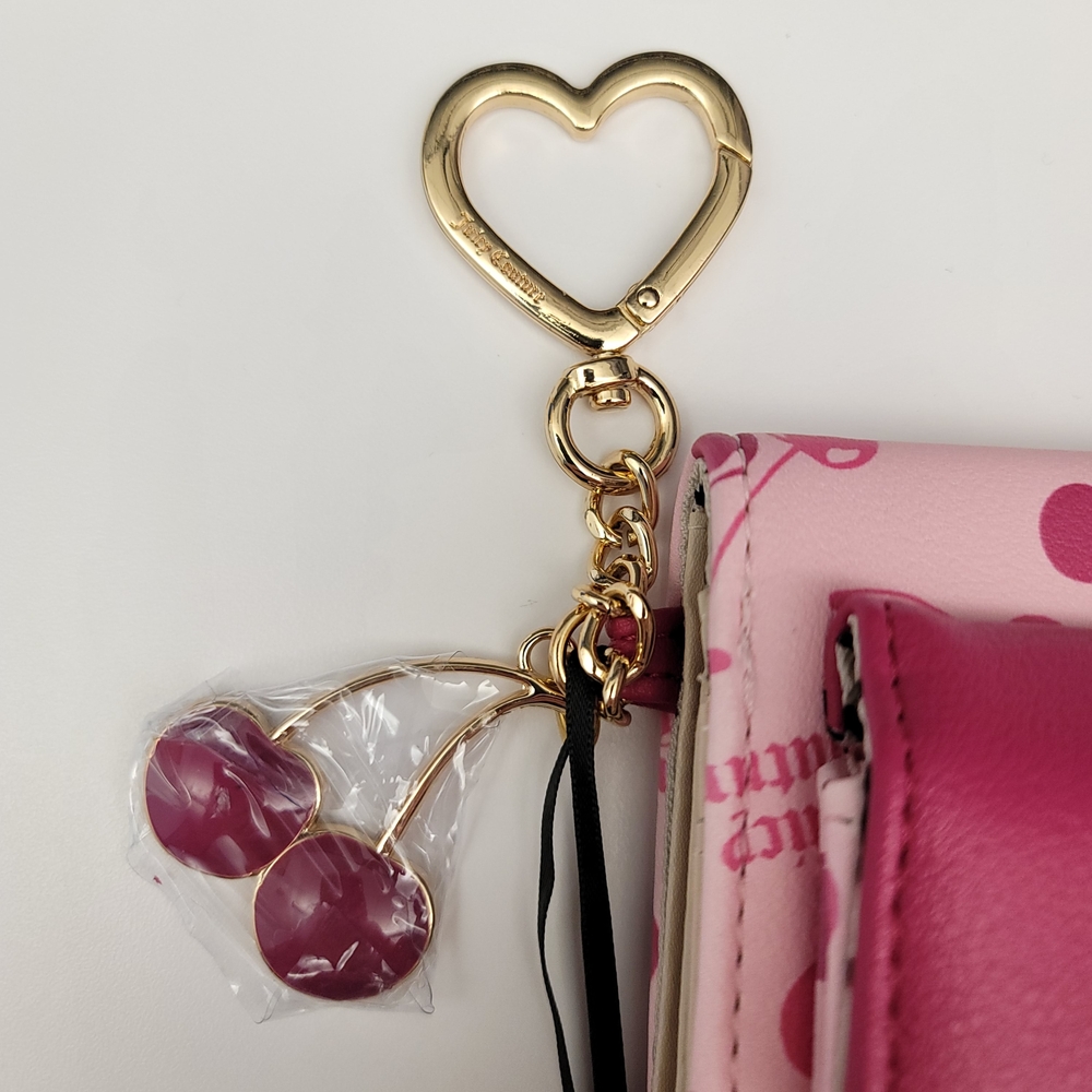 Juicy Couture Pink and White Cherry On Top wallet set - Picture 4 of 8